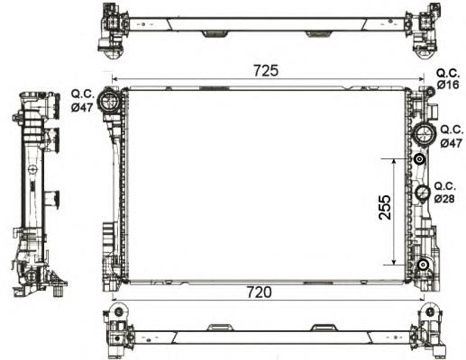 Comprar 53140 NRF Radiador de auto