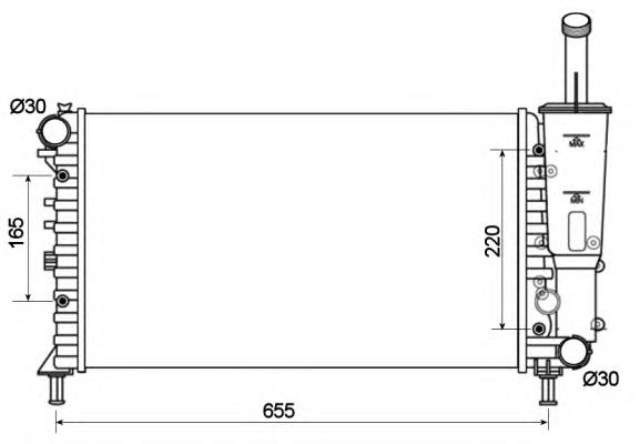 Comprar 53124 NRF Radiador de auto