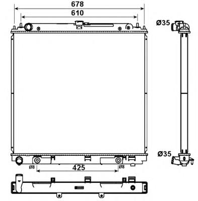 53179 NRF Refrigeración del motor