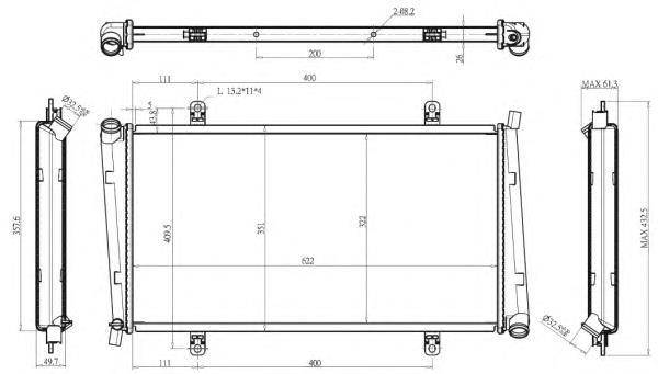 Comprar 53157 NRF Radiador de auto