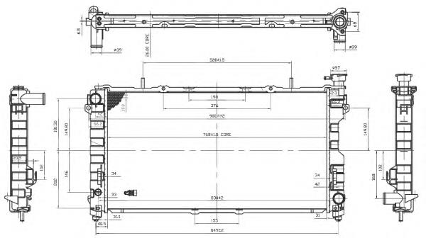 Comprar 53156 NRF Radiador de auto