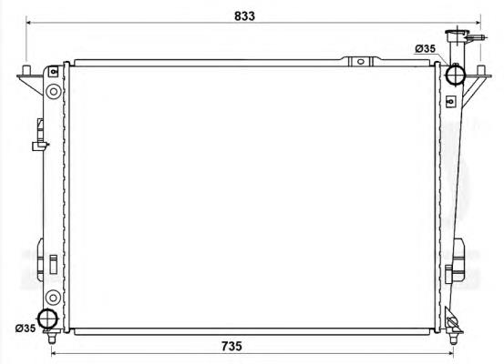 Radiador 53168 NRF