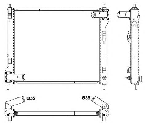 Comprar 2141001G10 Nissan/Infiniti Radiador de auto