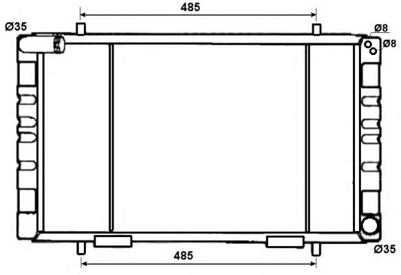 53070 NRF Refrigeración del motor