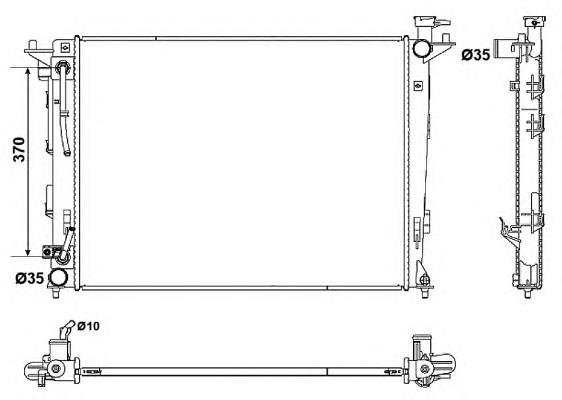Comprar 53051 NRF Radiador de auto