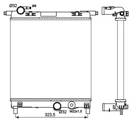 Comprar 53102 NRF Radiador de auto