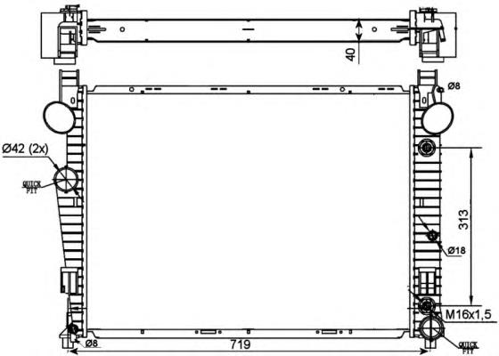 Comprar 53103 NRF Radiador de auto
