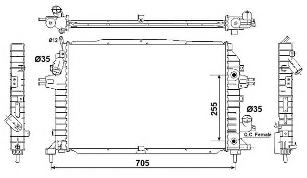 Comprar 53082 NRF Radiador de auto