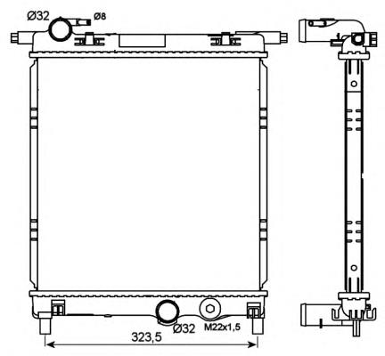 Comprar 53101 NRF Radiador de auto