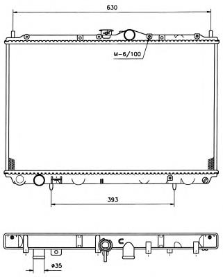 519517 NRF Refrigeración del motor