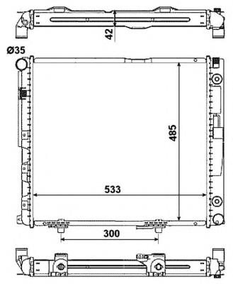 Água radiador NRF 516573 precio, desde 99,54 EUR