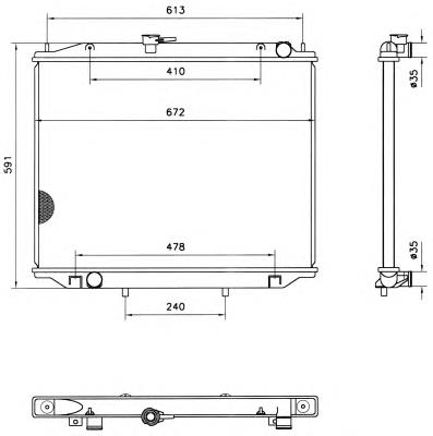 Comprar 52082 NRF Radiador de auto