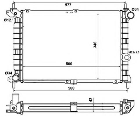 52142 NRF Refrigeración del motor