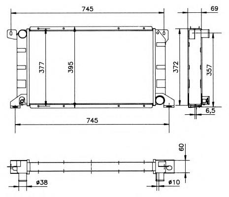 6912241 Ford Refrigeración del motor