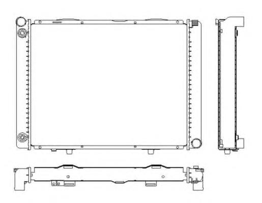 Radiador de água NRF 52023