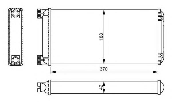 Comprar 53549 NRF Radiador calefacción