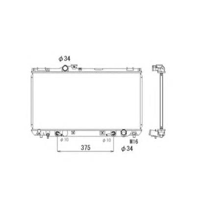 Comprar 53586 NRF Radiador de auto