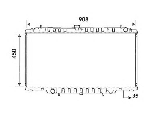 Radiador 53830 NRF