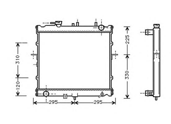 Radiador 53831 NRF