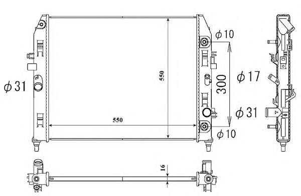 Comprar 53851 NRF Radiador de auto