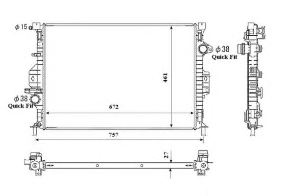 Comprar 53737 NRF Radiador de auto