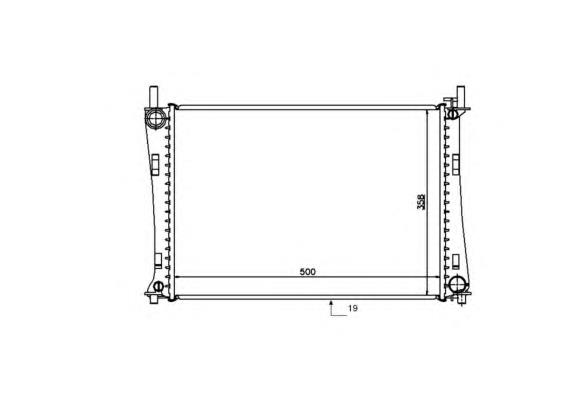Comprar 53740 NRF Radiador de auto