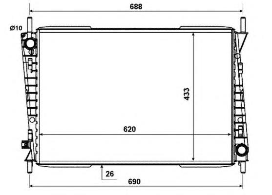 Comprar 53782 NRF Radiador de auto