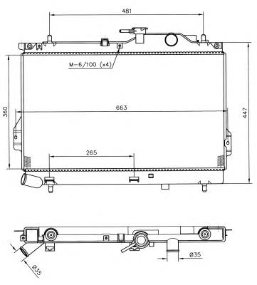 Comprar 53364 NRF Radiador de auto