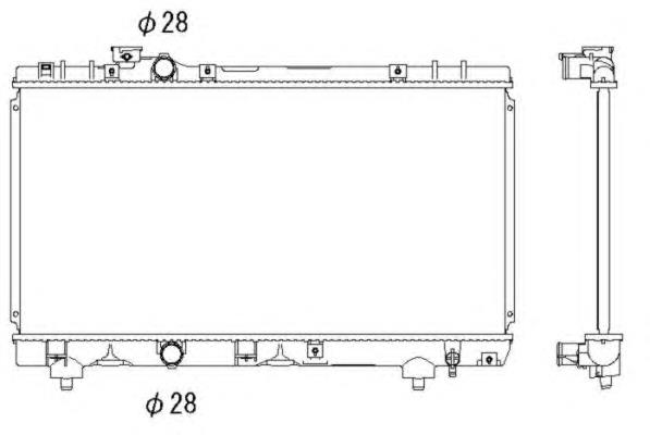 Comprar 53338 NRF Radiador de auto