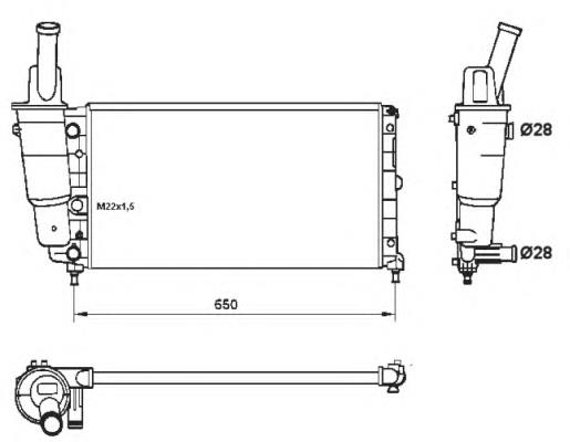 53225 NRF Refrigeración del motor