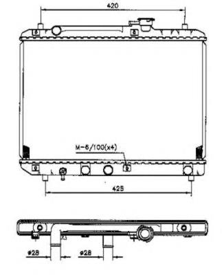 53207 NRF radiador