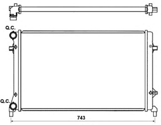 Comprar 53404 NRF Radiador de auto