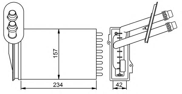 Radiador de calefacción NRF 53402 precio, desde 18,49 EUR