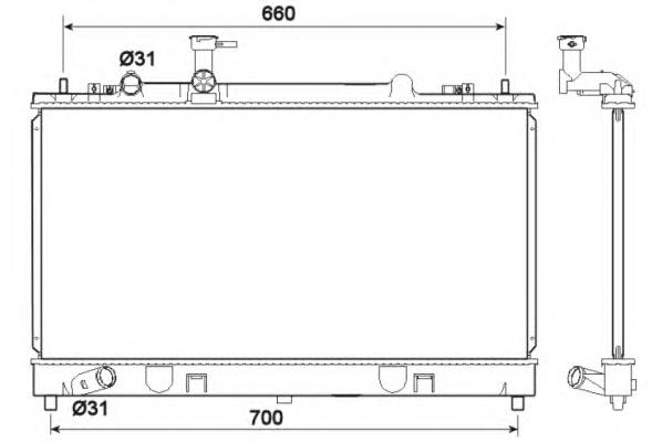53412 NRF Refrigeración del motor