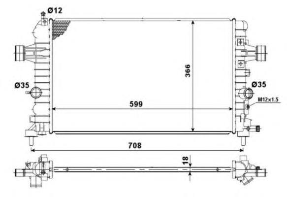 Comprar 53442 NRF Radiador de auto