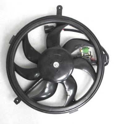 Difusor de radiador, ventilador de refrigeración, condensador del aire acondicionado, completo con motor y rodete 47508 NRF