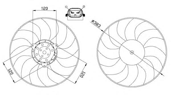 Comprar 47666 NRF Ventilador del motor