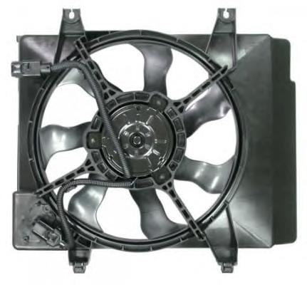 Difusor de radiador, ventilador de refrigeración, condensador del aire acondicionado, completo con motor y rodete 47287 NRF