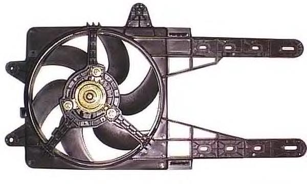 47288 NRF difusor de radiador, ventilador de refrigeración, condensador del aire acondicionado, completo con motor y rodete