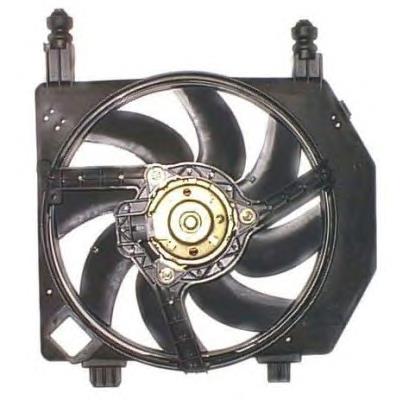 47258 NRF difusor de radiador, ventilador de refrigeración, condensador del aire acondicionado, completo con motor y rodete