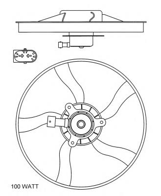 47070 NRF Electroventilador del motor