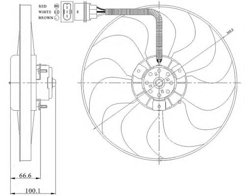 Ventilador de radiador NRF 47204 precio, desde 57,52 EUR