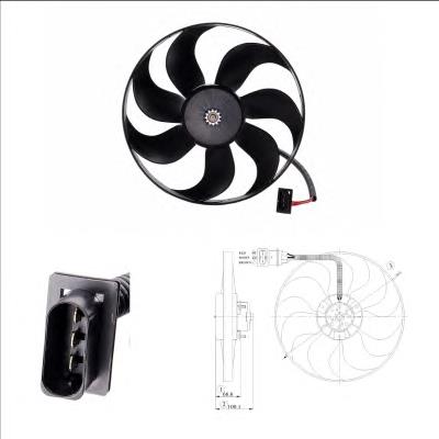 47204 NRF Electroventilador del motor