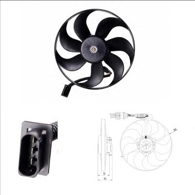 47064 NRF Electroventilador del motor