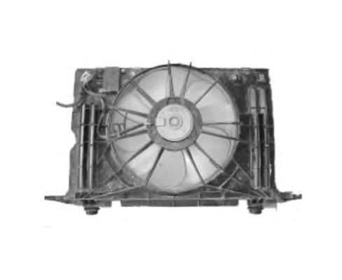 Difusor de radiador, ventilador de refrigeración, condensador del aire acondicionado, completo con motor y rodete 47379 NRF