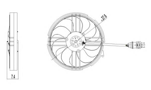 Comprar 47409 NRF Ventilador del motor