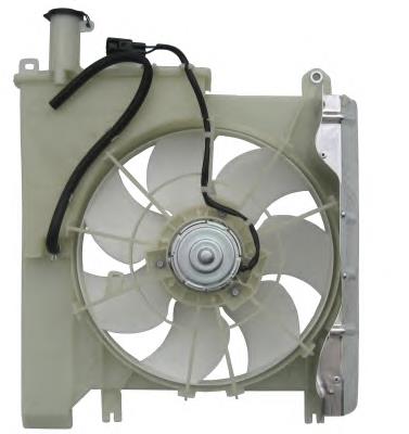 Difusor de radiador, ventilador de refrigeración, condensador del aire acondicionado, completo con motor y rodete 47357 NRF