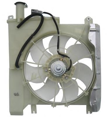 Difusor de radiador, ventilador de refrigeración, condensador del aire acondicionado, completo con motor y rodete 47356 NRF