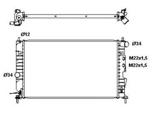 Comprar 50563 NRF Radiador de auto