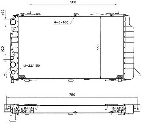 Comprar 50527 NRF Radiador de auto